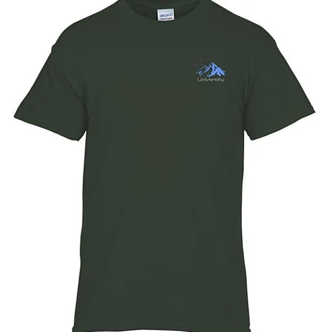 Gildan 5.3-oz Cotton T-Shirt - Men's - Embroidered