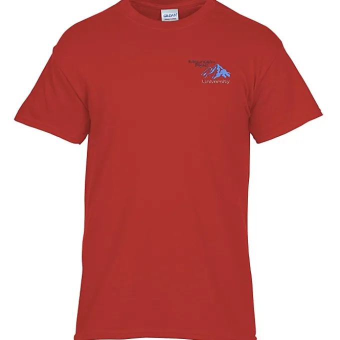 Gildan 5.3-oz Cotton T-Shirt - Men's - Embroidered