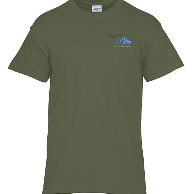 Gildan 5.3-oz Cotton T-Shirt - Men's - Embroidered