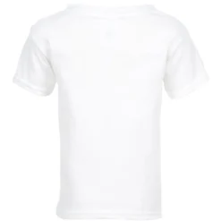 Gildan 5.3-oz Cotton T-Shirt - Toddler - White - Screen
