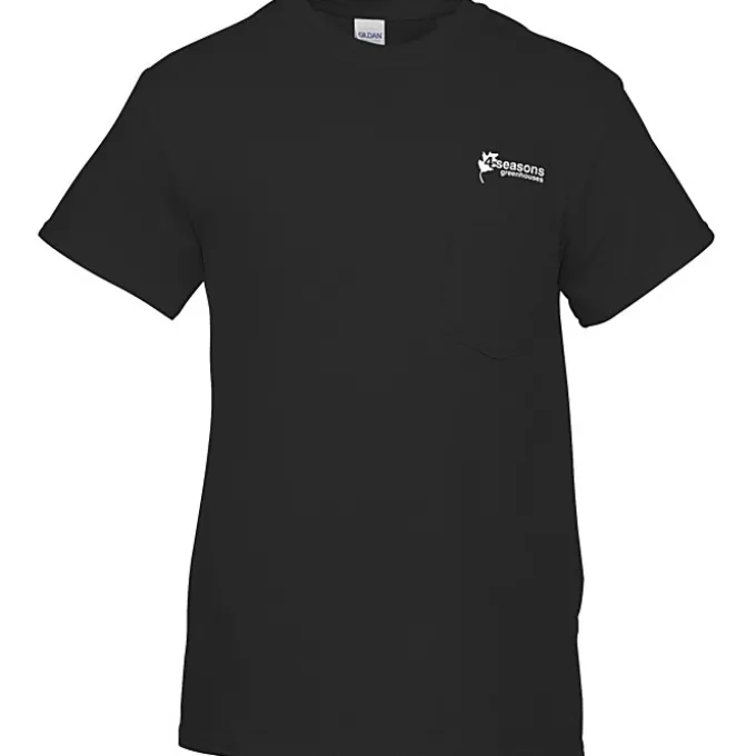 Gildan 5.3-oz Cotton T-Shirt with Pocket - Men's - Screen