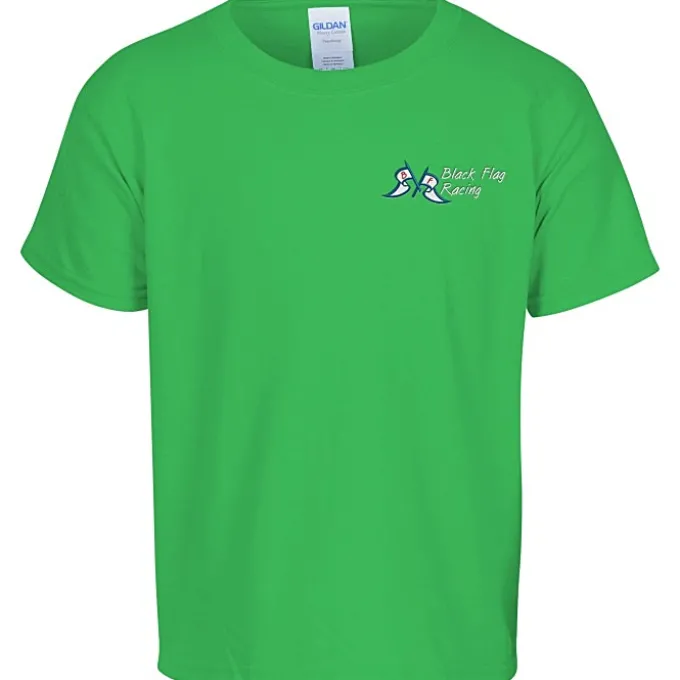 Gildan 5.3-oz Cotton T-Shirt - Youth - Embroidered