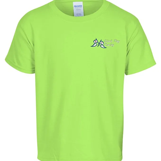 Gildan 5.3-oz Cotton T-Shirt - Youth - Embroidered