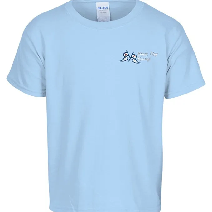 Gildan 5.3-oz Cotton T-Shirt - Youth - Embroidered
