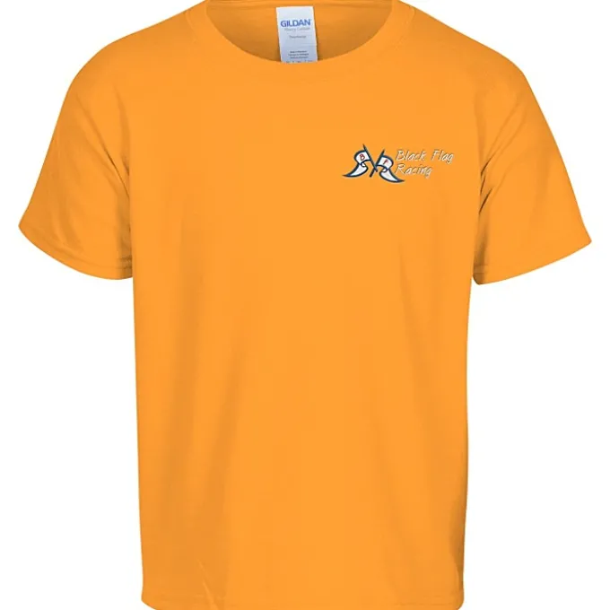Gildan 5.3-oz Cotton T-Shirt - Youth - Embroidered