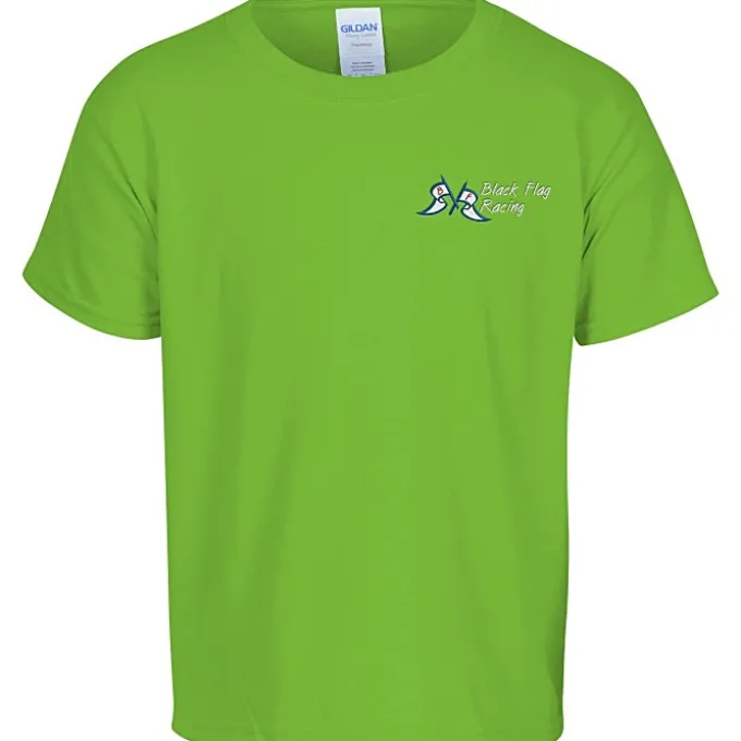 Gildan 5.3-oz Cotton T-Shirt - Youth - Embroidered