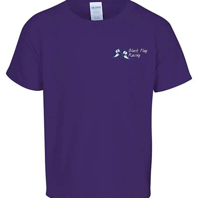 Gildan 5.3-oz Cotton T-Shirt - Youth - Embroidered