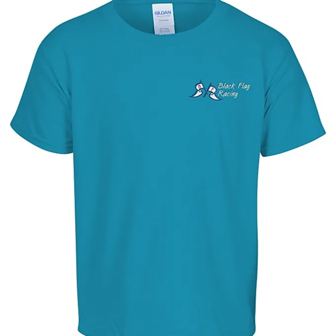 Gildan 5.3-oz Cotton T-Shirt - Youth - Embroidered