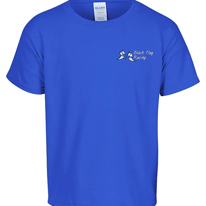 Gildan 5.3-oz Cotton T-Shirt - Youth - Embroidered