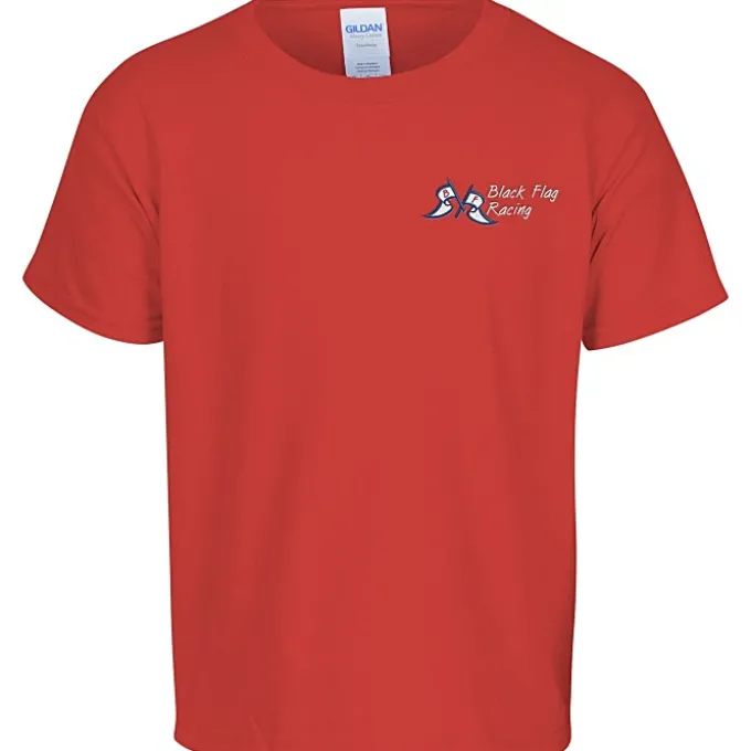 Gildan 5.3-oz Cotton T-Shirt - Youth - Embroidered