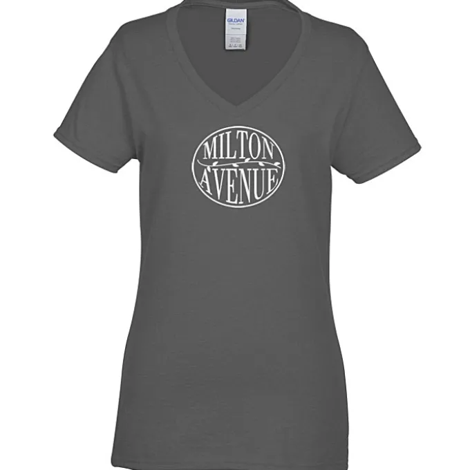 Gildan 5.3-oz Cotton V-Neck T-Shirt - Ladies'