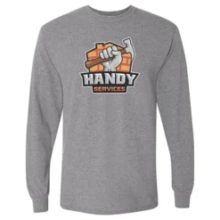 Gildan 5.5-oz DryBlend 50/50 LS T-Shirt - Full Color