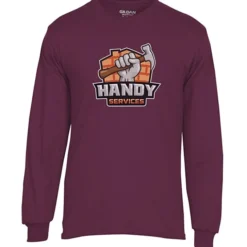 Gildan 5.5-oz DryBlend 50/50 LS T-Shirt - Full Color