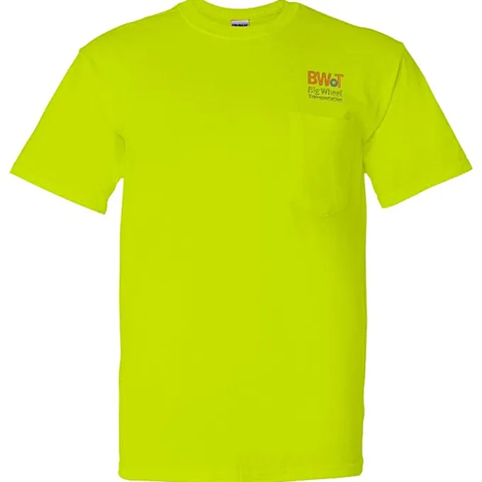 Gildan 5.5-oz DryBlend 50/50 Pocket T-Shirt - Embroidered