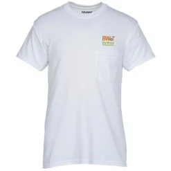Gildan 5.5-oz DryBlend 50/50 Pocket T-Shirt - Embroidered