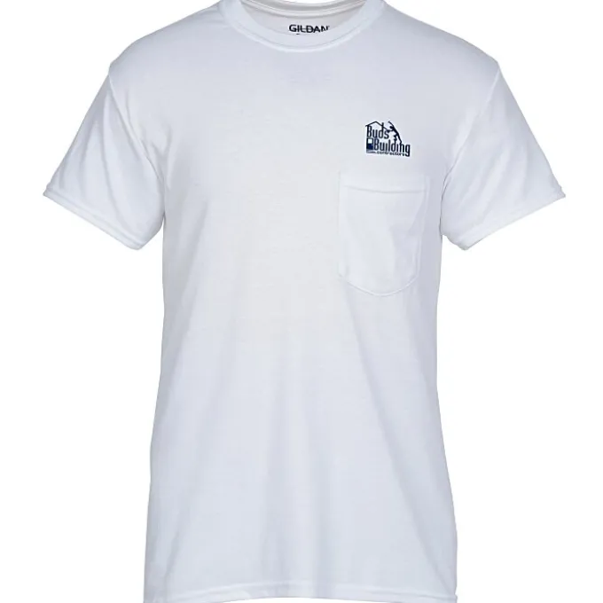 Gildan 5.5-oz DryBlend 50/50 Pocket T-Shirt - Screen