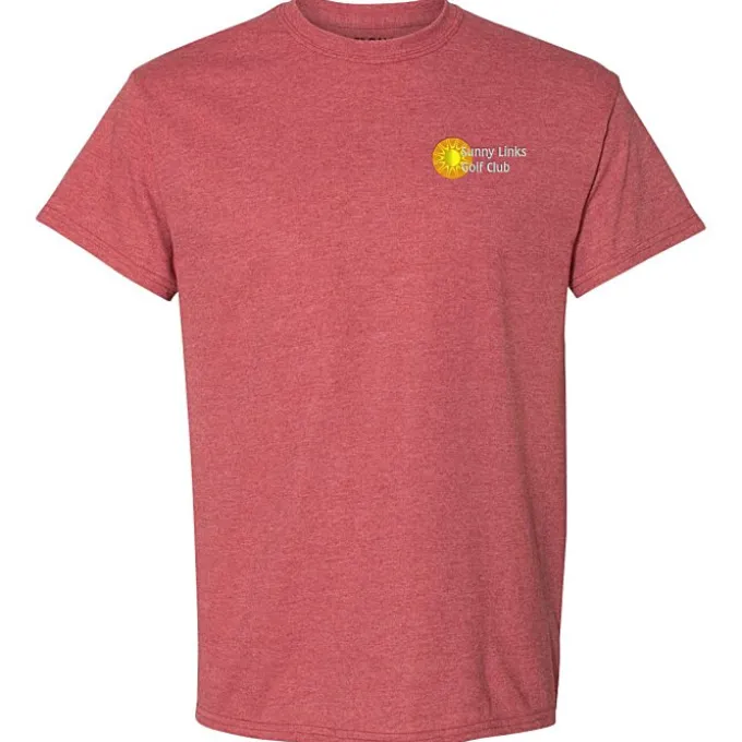 Gildan 5.5-oz DryBlend 50/50 T-Shirt - Embroidered