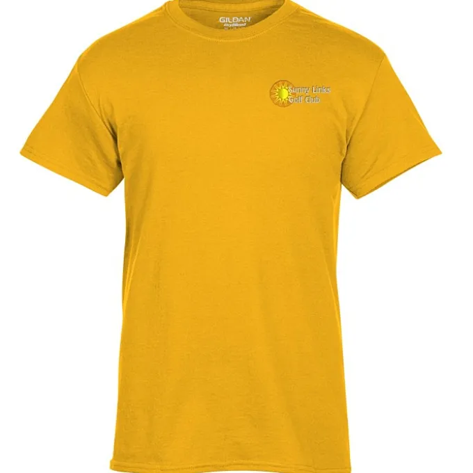 Gildan 5.5-oz DryBlend 50/50 T-Shirt - Embroidered