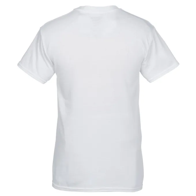 Gildan 5.5-oz DryBlend 50/50 T-Shirt - Screen - White
