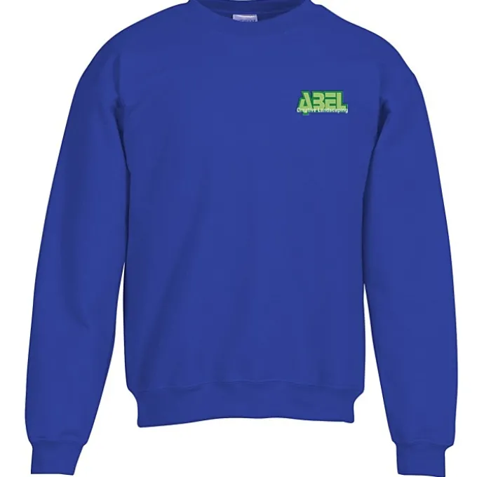 Gildan 8-oz Heavy Blend 50/50 Crew Sweatshirt - Embroidered
