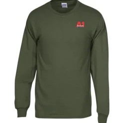 Gildan 6-oz Ultra Cotton LS T-Shirt - Men's - Embroidered