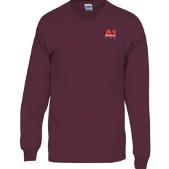 Gildan 6-oz Ultra Cotton LS T-Shirt - Men's - Embroidered