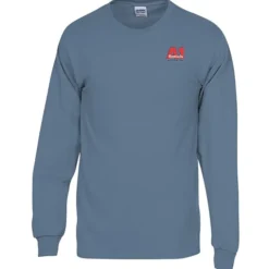Gildan 6-oz Ultra Cotton LS T-Shirt - Men's - Embroidered