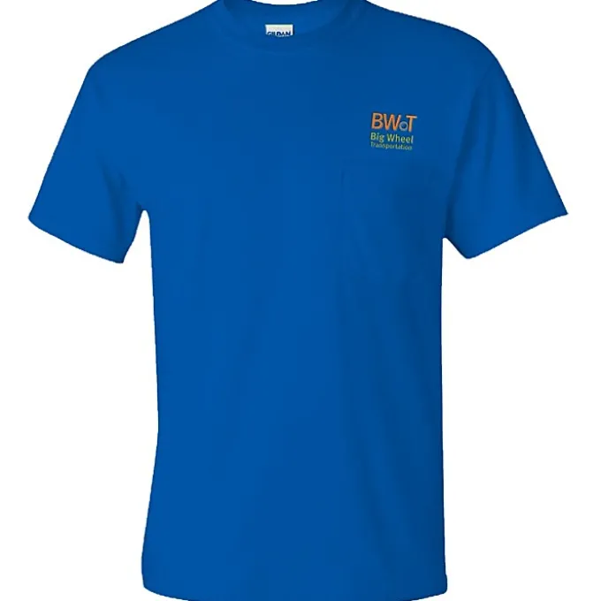 Gildan 6-oz Ultra Cotton Pocket T-Shirt - Embroidered