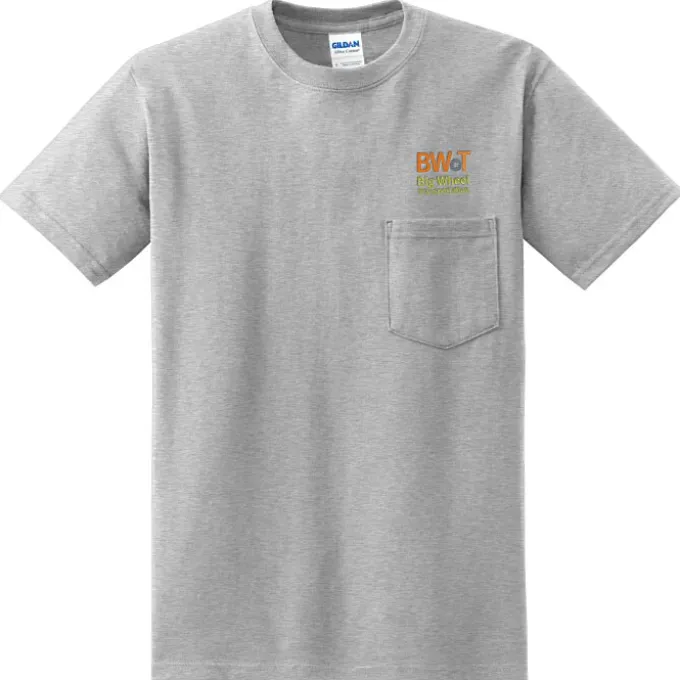 Gildan 6-oz Ultra Cotton Pocket T-Shirt - Embroidered