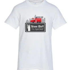 Gildan 6-oz Ultra Cotton T-Shirt - Men's - Full Color - White