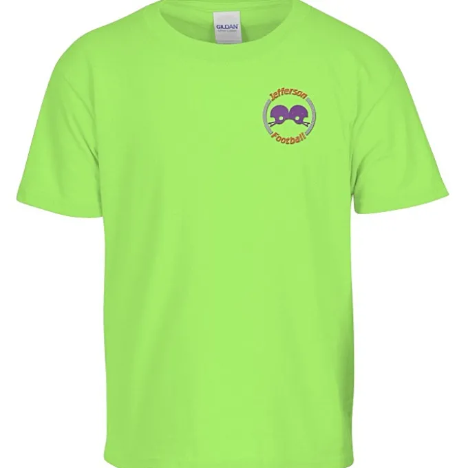 Gildan 6-oz Ultra Cotton T-Shirt - Youth - Embroidered