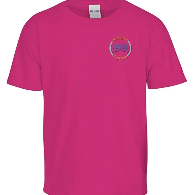 Gildan 6-oz Ultra Cotton T-Shirt - Youth - Embroidered