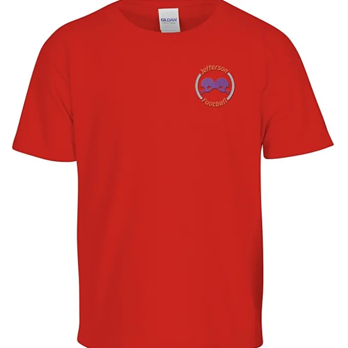Gildan 6-oz Ultra Cotton T-Shirt - Youth - Embroidered