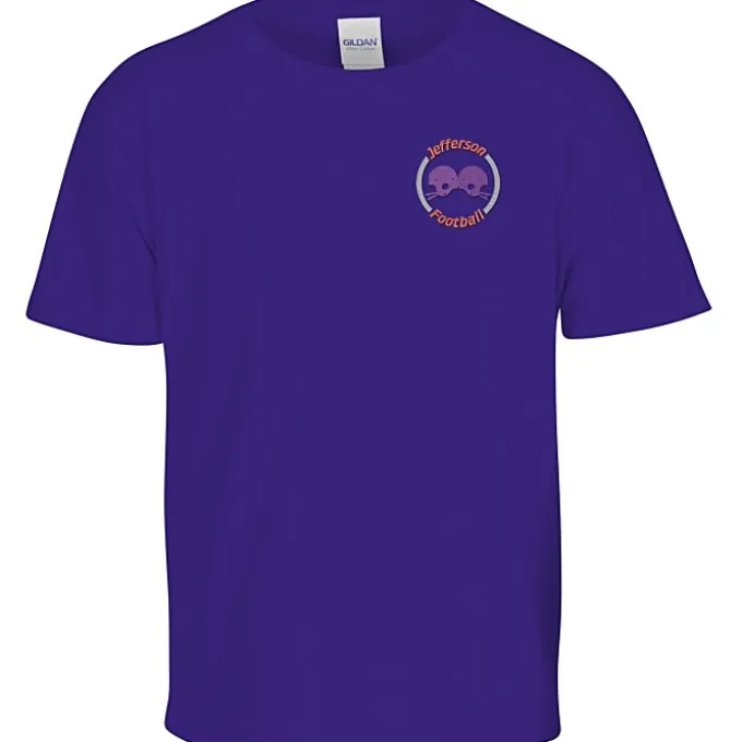 Gildan 6-oz Ultra Cotton T-Shirt - Youth - Embroidered