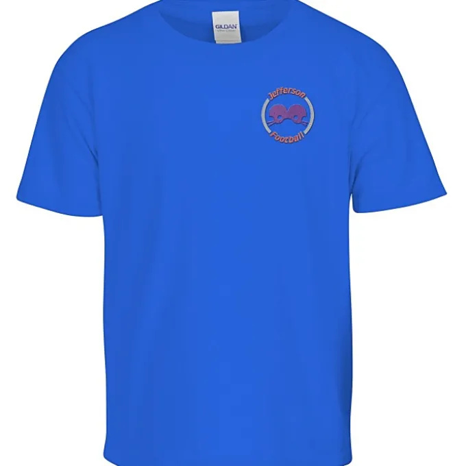Gildan 6-oz Ultra Cotton T-Shirt - Youth - Embroidered