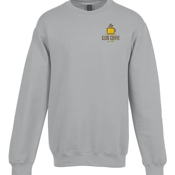 Gildan Softstyle Fleece Crew Sweatshirt - Embroidered