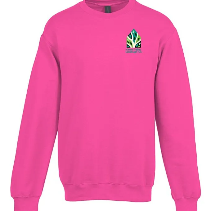 Gildan Softstyle Fleece Crew Sweatshirt - Full Color