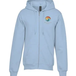 Gildan Softstyle Fleece Full-Zip Hoodie - Embroidered