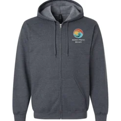 Gildan Softstyle Fleece Full-Zip Hoodie - Embroidered
