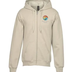 Gildan Softstyle Fleece Full-Zip Hoodie - Embroidered