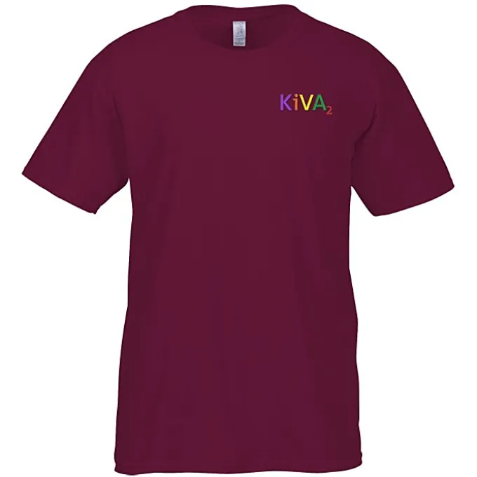Gildan Softstyle T-Shirt - Men's - Embroidered