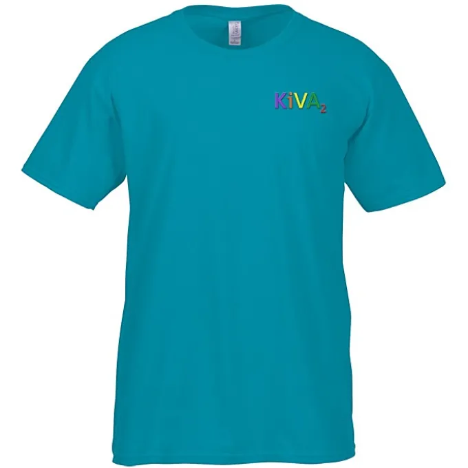 Gildan Softstyle T-Shirt - Men's - Embroidered