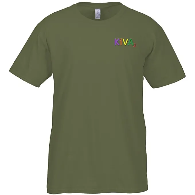 Gildan Softstyle T-Shirt - Men's - Embroidered