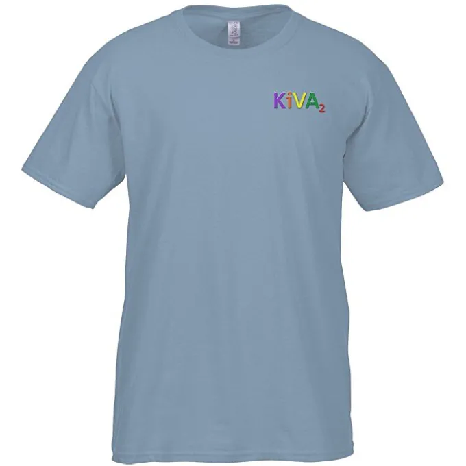 Gildan Softstyle T-Shirt - Men's - Embroidered
