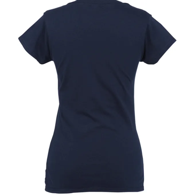 Gildan Softstyle V-Neck T-Shirt - Ladies' - Embroidered