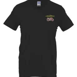 Gildan Softstyle V-Neck T-Shirt - Men's - Embroidered