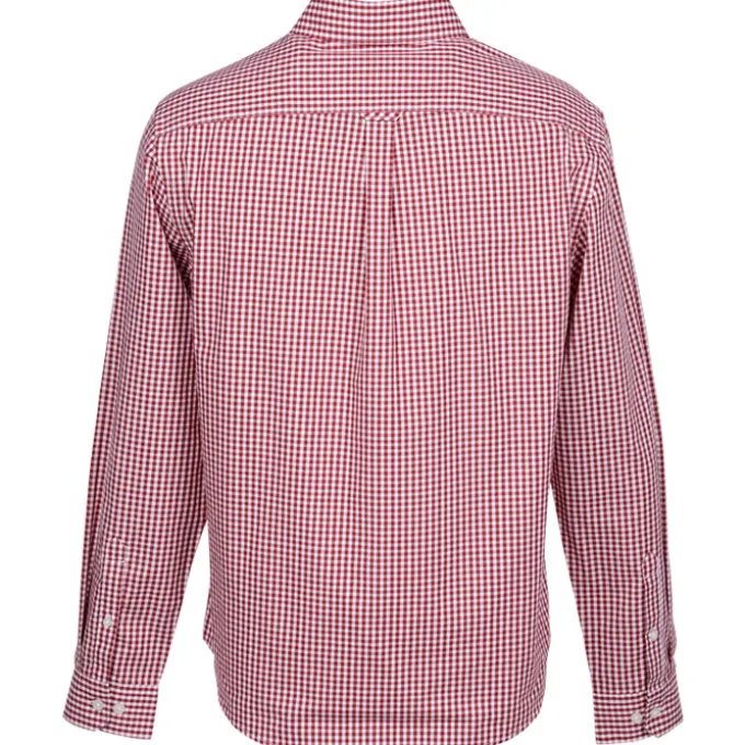 Gingham Broadcloth Easy Care Shirt - Men's