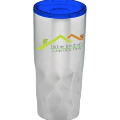 Glacier Diamond Vacuum Travel Tumbler - 20 oz - Full Color