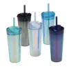 Glam Tumbler with Straw - 24 oz