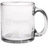 Glass Mug - 13 oz - Deep Etch